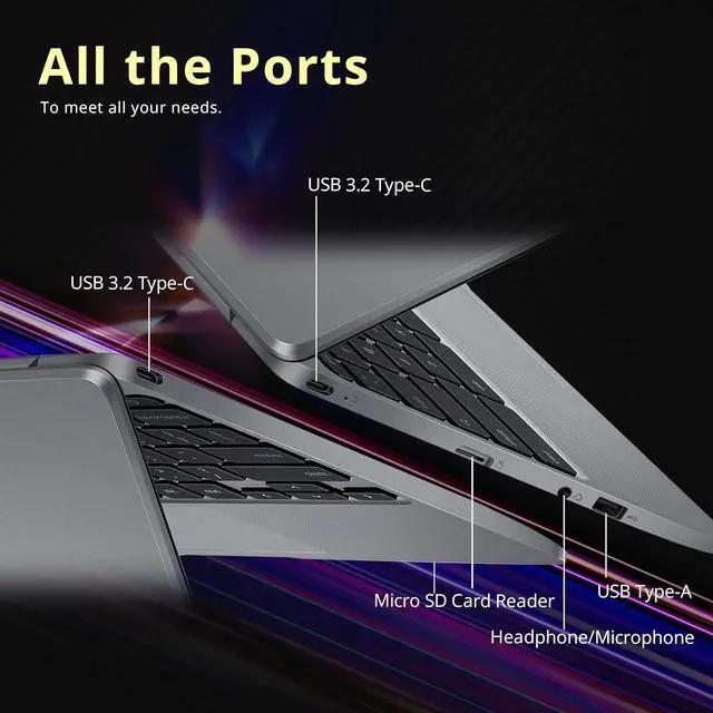 Alt view image 6 of 7 - ASUS Chromebook C223NA-DH02 11.6" HD, Intel Dual-Core Celeron N3350 Processor (Up to 2.4GHz) 4GB RAM, 32GB eMMC Storage, Grey (Renewed)