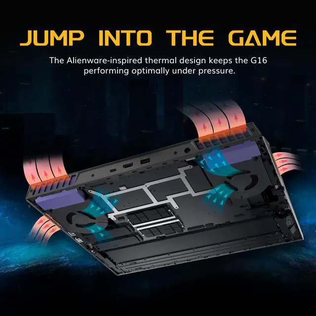 Alt view image 5 of 7 - Dell - G16 7630 16'' QHD+ 240Hz Gaming Laptop - Intel Core i9-13900HX Processor - NVIDIA GeForce RTX 4070 - 32 GB Memory - 2 TB SSD - Gray - 256GB Docking Station
