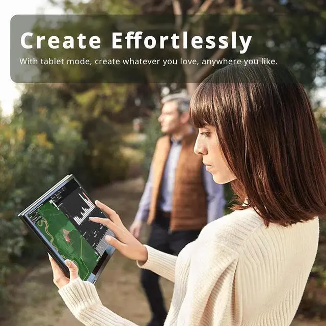 Alt view image 6 of 7 - Lenovo Yoga 7i 2-in-1 360° 15.6" Touch Screen Laptop, Intel Evo Platform Core i7 1165G7, 12GB RAM, 1TB PCIe SSD, Intel Iris Xe Graphics, Backlit Keyboard, Win 11, Dark Moss, 32GB USB Card