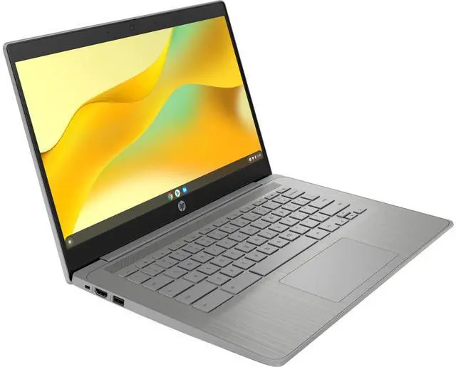 Alt view image 2 of 7 - HP Chromebook 14" HD Display,Laptop, Intel Celeron N4120, 4 GB RAM, 64 GB eMMC, Chrome OS