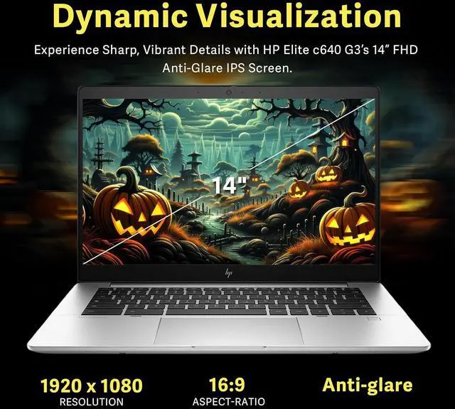 Alt view image 5 of 7 - HP Elite c640 14" FHD IPS Anti-Glare Chromebook Laptop, Intel i5-1245U, 8GB LPDDR4X, 224GB Storage(64GB eMMC+160GB Docking Station), Iris Xe Graphics, 5 MP Camera, Wi-Fi 6E, Chrome OS, Silver