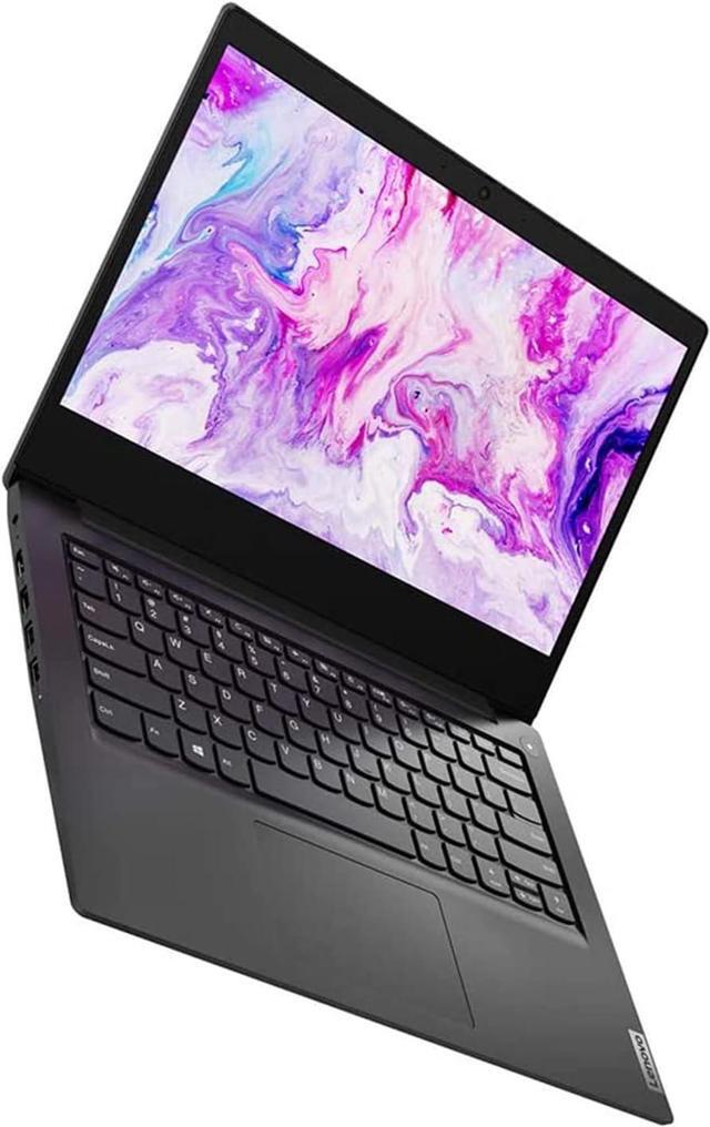 Alt view image 2 of 5 - Lenovo Ideapad 3 14" HD Laptop, Intel Pentium Gold 6405U Processor, 8GB RAM, 128GB PCIe SSD, Intel UHD Graphics, Speakers, Webcam, WiFi, Bluetooth, Win 10 S, Black, 32GB Hotface USB Card