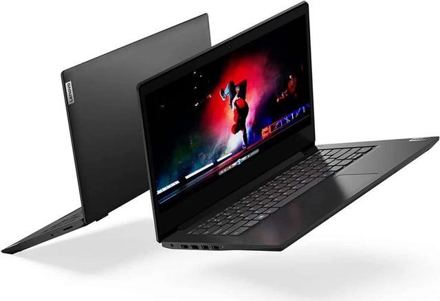 Alt view image 4 of 5 - Lenovo Ideapad 3 14" HD Laptop, Intel Pentium Gold 6405U Processor, 8GB RAM, 128GB PCIe SSD, Intel UHD Graphics, Speakers, Webcam, WiFi, Bluetooth, Win 10 S, Black, 32GB Hotface USB Card