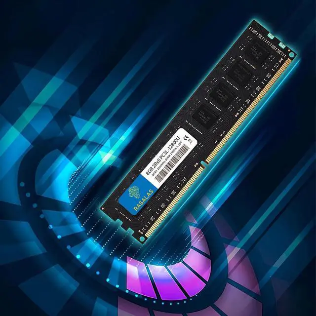 Alt view image 5 of 7 - Rasalas 16GB Kit (2x8GB) PC3-12800U DDR3 1600MHz DDR3L 12800U RAM 2Rx8 DDR3L-1600 Udimm CL11 1.35V Desktop Computer Memory Module DIMM RAM