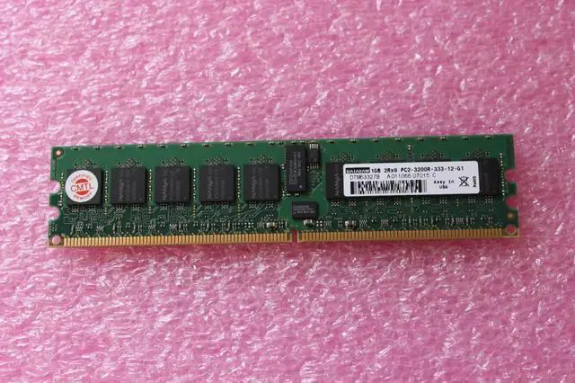 Main image of DTM63327B Dataram 1GB DDR2-400MHz ECC Reg CL3 240-Pin DIMM Dual Rank Memo