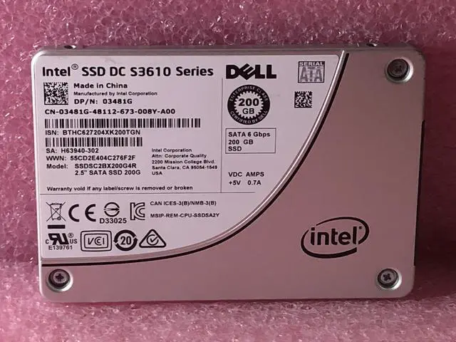 Main image of Dell 3481G - Dell 200GB 2.5" SATA  6Gb/s Solid State Drive