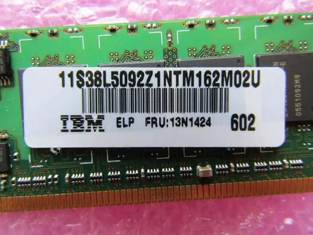 Alt view image 2 of 3 - 13N1424 IBM 512MB PC3200 DDR2 ECC RAM