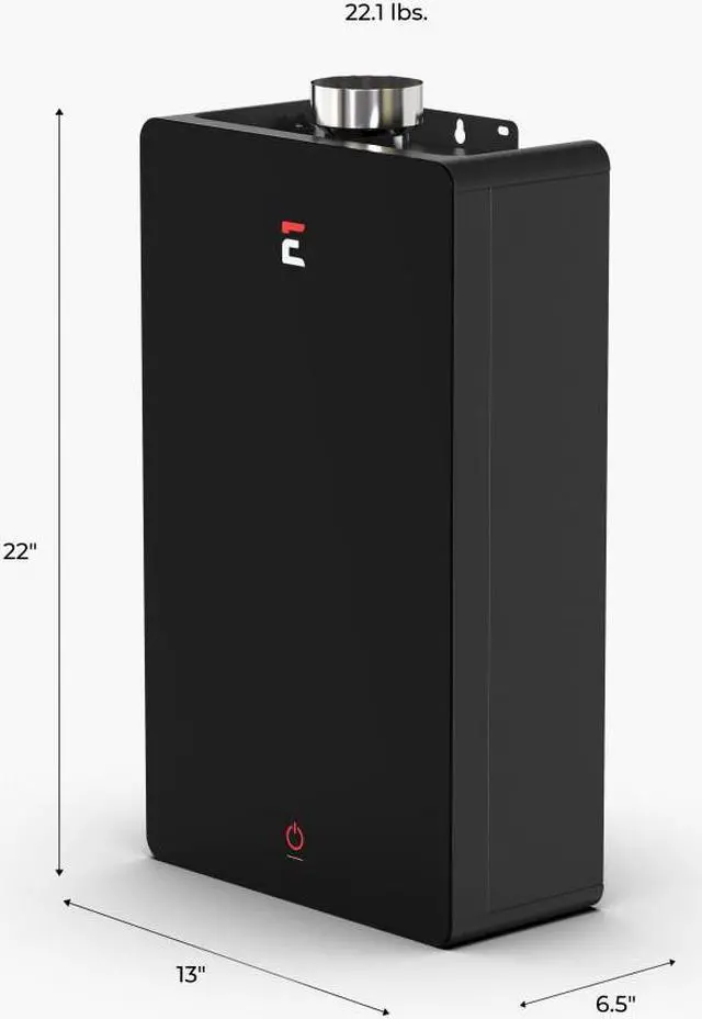 Alt view image 3 of 6 - Eccotemp Smart Home Indoor 4.5 GPM Natural Gas Tankless Water Heater