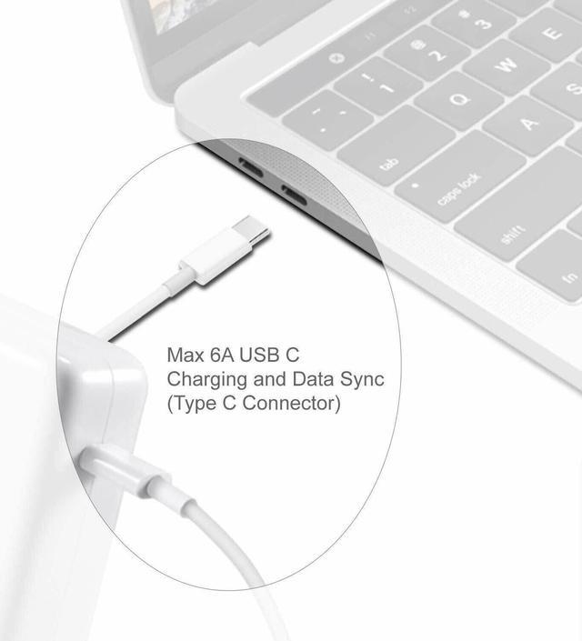 Alt view image 3 of 6 - OEM for CH-Apple 96W USB-C Power Adapter,MacBook Pro Charger,Compact and Foldable Fast Charger for MacBook Air, Samsung Galaxy, iPad Pro, and All USB C Devices, 6.6 ft