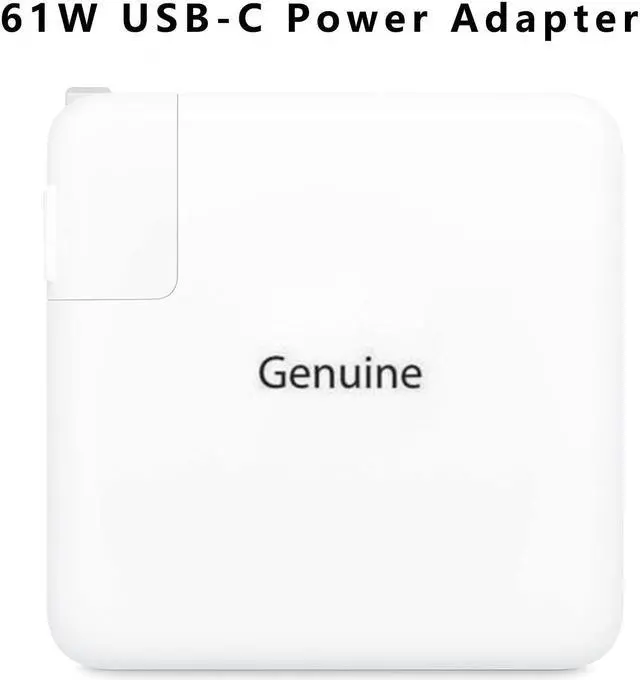 Alt view image 6 of 6 - OEM for CH-Apple 61W USB-C Power Adapter,for MacBook Pro/Air 13/14 Inch, for MacBook 12 Inch, Included USB-C to USB-C Charge Cable (6.6ft/2m)