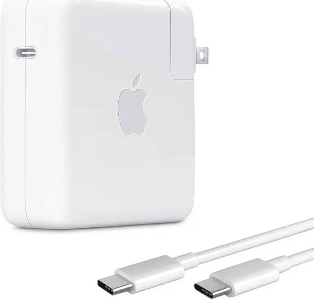 Main image of OEM for CH-Apple 61W USB-C Power Adapter,for MacBook Pro/Air 13/14 Inch, for MacBook 12 Inch, Included USB-C to USB-C Charge Cable (6.6ft/2m)