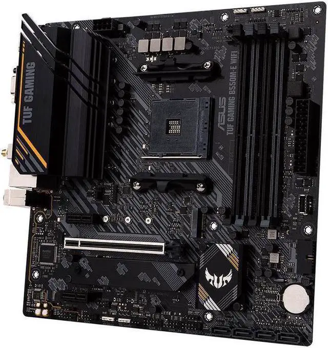 Alt view image 3 of 4 - ASUS TUF GAMING B550M-E WIFI AM4 Micro ATX AMD Motherboard