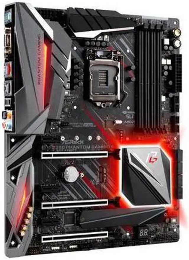 Alt view image 3 of 6 - ASRock Z390 Phantom Gaming 6 LGA 1151 (300 Series) ATX Intel Motherboard