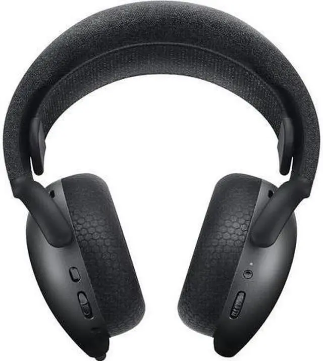 Alt view image 5 of 5 - Alienware AW720H Dual-Mode Wireless Gaming Headset - Dolby Atmos Spatial Sound, Wireless 2.4 GHz, 3.5mm Connector Cable, in-line Controls, Integrated Microphone, Unidirectional - BLACK