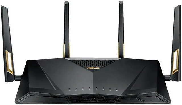 Main image of ASUS AX6000 Dual-band WiFi 6 Gaming Router, game acceleration, Mesh WiFi support, Lifetime Free Internet Security, Gamer Private Network, Mobile Game Boost, Streaming & Gaming