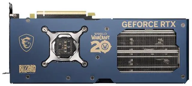 Alt view image 3 of 7 - MSI GeForce RTX 4070 SUPER 12G GAMING SLIM World of Warcraft EDITION GDDR6X PCI Express 4.0 ATX Video Card