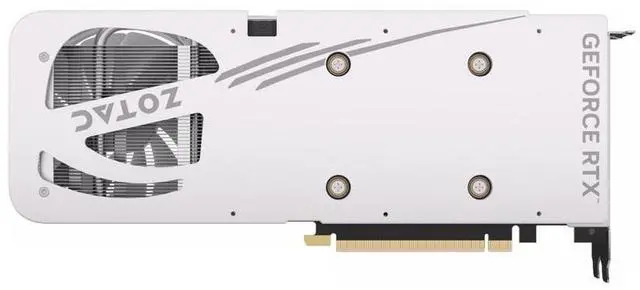 Alt view image 3 of 6 - ZOTAC GAMING GeForce RTX 4060 Ti Trinity OC White Edition DLSS 3 8GB GDDR6 128-bit 18 Gbps PCIE 4.0 Gaming Graphics Card,1 x HDMI.3 x DisplayPort