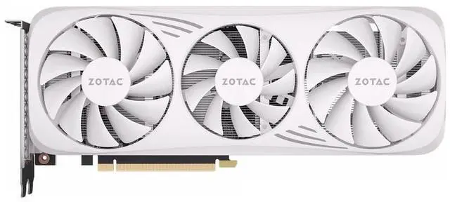 Main image of ZOTAC GAMING GeForce RTX 4060 Ti Trinity OC White Edition DLSS 3 8GB GDDR6 128-bit 18 Gbps PCIE 4.0 Gaming Graphics Card,1 x HDMI.3 x DisplayPort