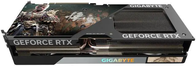 Alt view image 4 of 7 - GIGABYTE GeForce RTX 4070 SUPER GAMING OC 12G WUKONG EDITION Graphics Card, 3x WINDFORCE Fans, 12GB 192-bit GDDR6X, GV-N407SWUKONG OC-12GD  Video Card