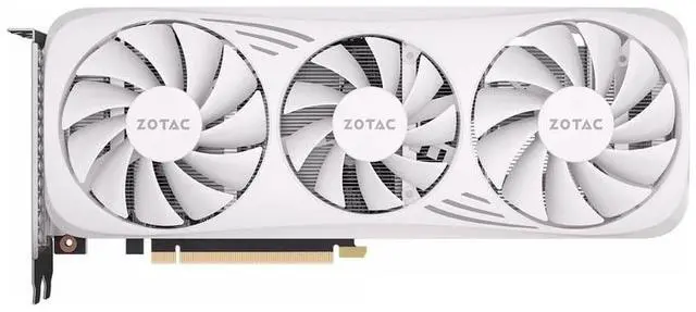 Main image of ZOTAC GAMING GeForce RTX 4060 Ti Trinity OC 16 GB White Edition DLSS 3  GDDR6 128-bit 18 Gbps PCIE 4.0 Gaming Graphics Card,1 x HDMI.3 x DisplayPort