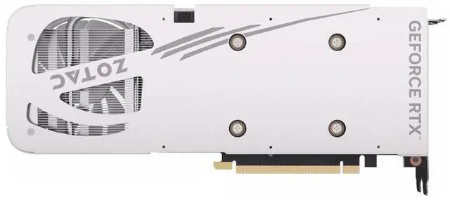 Alt view image 3 of 5 - ZOTAC GAMING GeForce RTX 4060 Ti Trinity OC 16 GB White Edition DLSS 3  GDDR6 128-bit 18 Gbps PCIE 4.0 Gaming Graphics Card,1 x HDMI.3 x DisplayPort