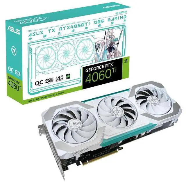Alt view image 6 of 12 - ASUS TX Gaming GeForce RTX 4060 Ti OC Gaming Graphics Card (PCIe 4.0, 8GB GDDR6, DLSS 3, HDMI 2.1a, DisplayPort 1.4a) TX-RTX4060TI-O8G-GAMING