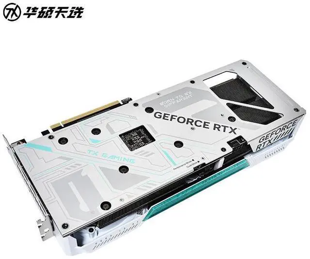 Alt view image 5 of 6 - ASUS TX GeForce RTX 4070 OC White Edition Gaming Graphics Card (PCIe 4.0, 12GB GDDR6X, DLSS 3, HDMI 2.1, DisplayPort 1.4a) TX-RTX4070-O12G-GAMING