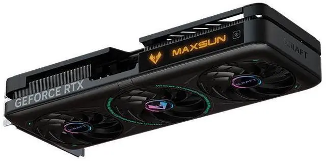 Alt view image 4 of 5 - MAXSUN GeForce RTX 5070 TI iCraft OC 16G Graphics Card, 256-bit GDDR7, PCI Express 5.0 x16, DLSS 4 Video Card