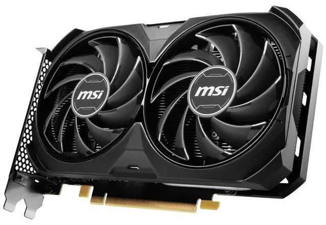 Alt view image 3 of 6 - MSI Ventus GeForce RTX 4060 Ti Video Card RTX 4060 Ti VENTUS 2X BLACK 8G OC
