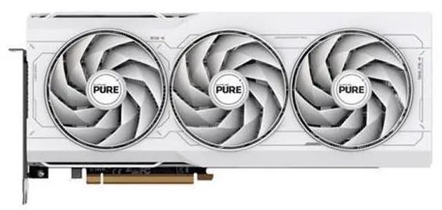 Main image of SAPPHIRE PURE  Radeon RX 7900 XT 20GB OC Gaming Graphics Card,  RDNA 3, 20 Gbps, PCIe 4.0, GDDR6, HDMI 4K, DisplayPort 2.1a, Dual Ball Bearing Fans, Digital Power Design, WHITE
