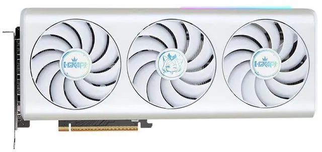 Main image of MAXSUN GeForce RTX 5060 TI iCraft AIGA OC 8G Graphics Card, 3x WINDFORCE Fans, 128-bit, 8GB GDDR7, PCI Express 5.0 x8, DLSS 4, HDMI, DisplayPort, ARGB 5V 3PIN SYNC, Anime White GPU