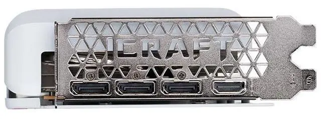 Alt view image 5 of 5 - MAXSUN GeForce RTX 5060 iCraft AIGA OC 8G Graphics Card, 3x WINDFORCE Fans, 128-bit, 8GB GDDR7, PCI Express 5.0 x8, DLSS 4, HDMI, DisplayPort, ARGB 5V 3PIN SYNC, Anime White GPU