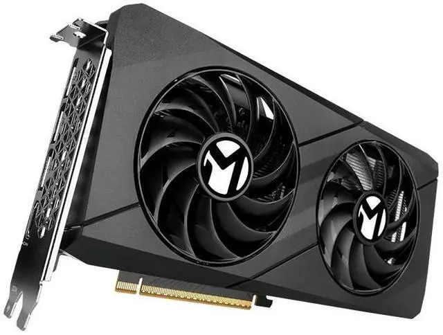 Alt view image 2 of 5 - MAXSUN GeForce RTX 5060 TRB 8G Graphics Card, Double Fans, 128-bit, 8GB GDDR7, PCI Express 5.0 x8, DLSS 4, HDMI, DisplayPort, fan start/stop, reinforced backplate