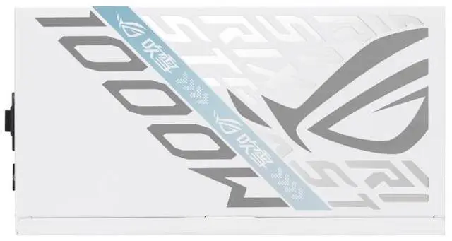 Alt view image 3 of 7 - ASUS ROG STRIX 1000W Platinum Snow Edition,Gallium Nitride (GaN) ,80PLUS PLATINUM Certified Full Modular, Compatible with PCIe Gen 5.1 and  ATX 3.1 Power Supply, White PSU -ROG-STRIX-1000P-GAMING-Snow