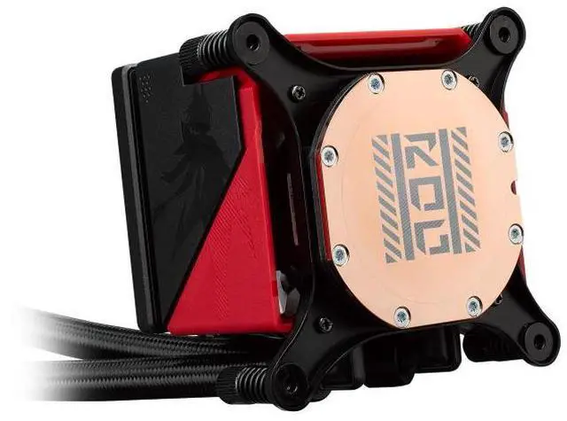 Alt view image 6 of 7 - ASUS ROG STRIX RO JI EDITION 360 ARGB LCD All-in-one Liquid CPU Cooler With 3.5 LCD, ASUS InfoHub Custom Animation, Asetek Pump, 3x ROG 120mm Radiator Magnetic Daisy-Chainable ARGB Fans