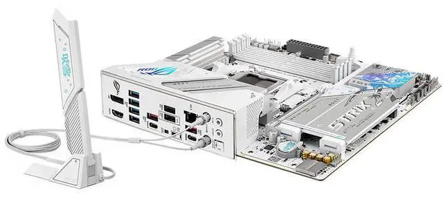 Alt view image 3 of 5 - ASUS ROG Strix B850-G Gaming WiFi S AMD AM5 B850 mATX white Motherboard with 14+2+1 power stages, DDR5 support with AEMP, WIFI 7,4x M.2, PCIe 5.0 x16, USB 20Gbps Type-C, VRM thermal armor, 8-layer PCB