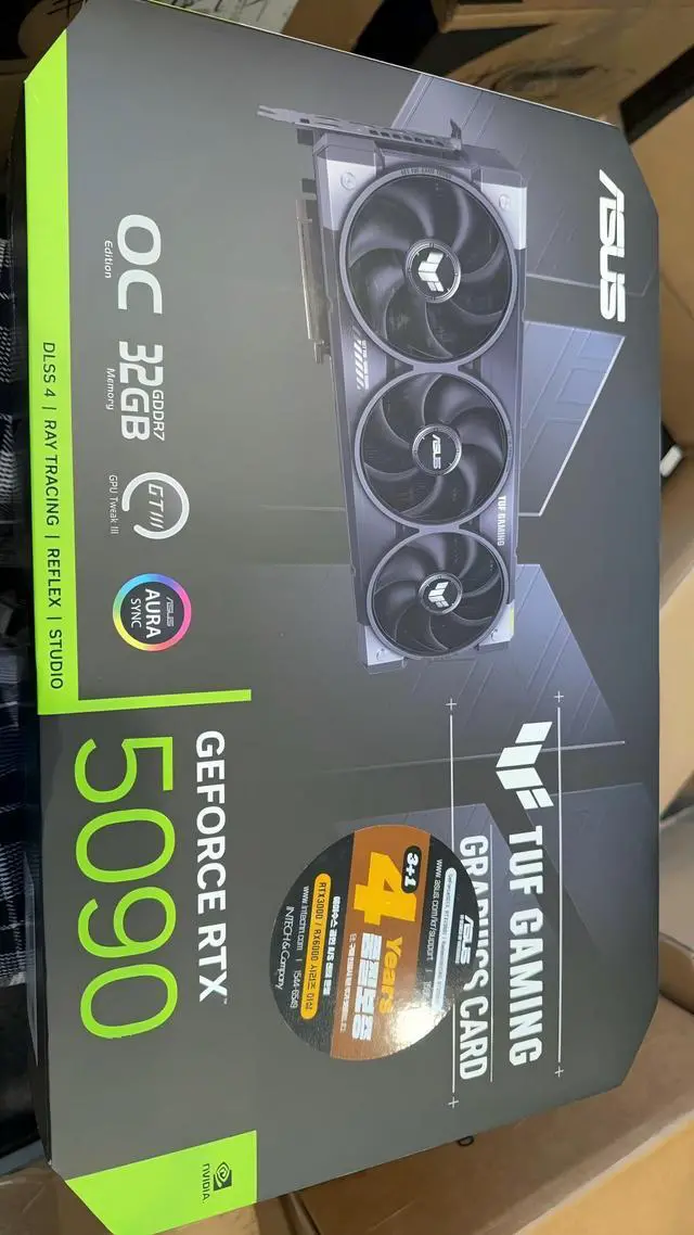 Alt view image 2 of 4 - ASUS TUF Gaming GeForce RTX 5090 32GB GDDR7 OC Edition TUF-RTX5090-O32G-GAMING PCI-Express 5.0 DLSS 4.0 Graphics Card