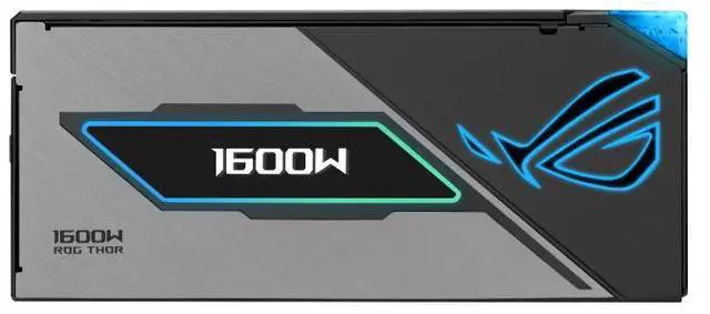 Alt view image 2 of 7 - ASUS ROG Thor 1600W Titanium III PSU (80 PLUS Titanium Certified, ATX 3.1, GaN MOSFET, GPU-First Intelligent Voltage Stabilizer, Magnetic OLED Display, Turbo Mode)