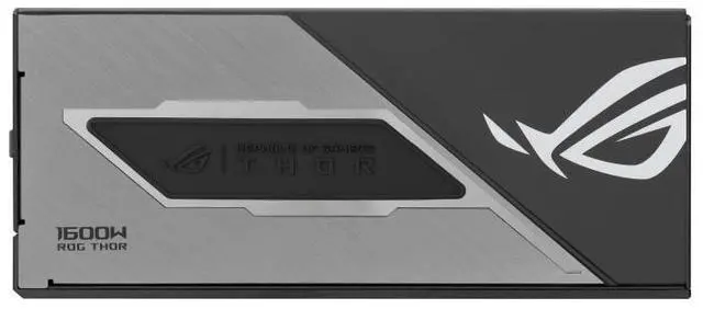 Alt view image 3 of 7 - ASUS ROG Thor 1600W Titanium III PSU (80 PLUS Titanium Certified, ATX 3.1, GaN MOSFET, GPU-First Intelligent Voltage Stabilizer, Magnetic OLED Display, Turbo Mode)