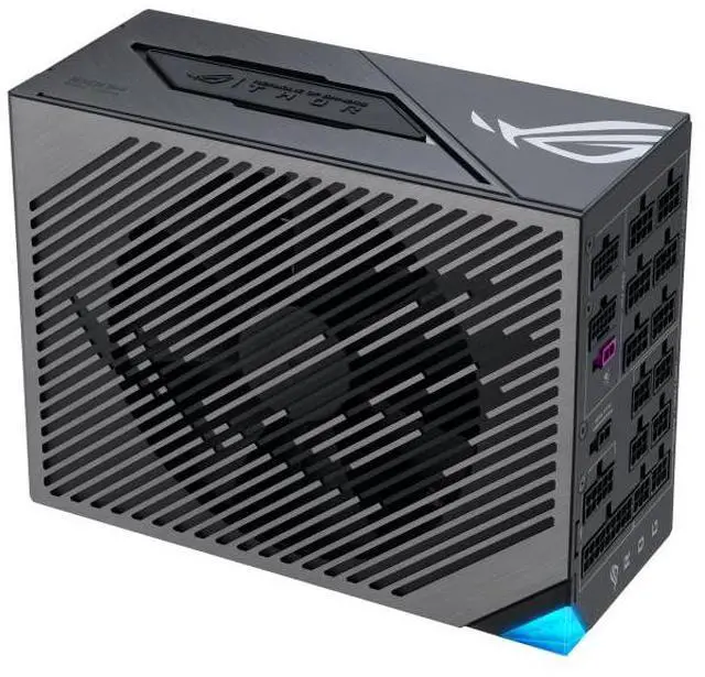 Alt view image 5 of 7 - ASUS ROG Thor 1600W Titanium III PSU (80 PLUS Titanium Certified, ATX 3.1, GaN MOSFET, GPU-First Intelligent Voltage Stabilizer, Magnetic OLED Display, Turbo Mode)