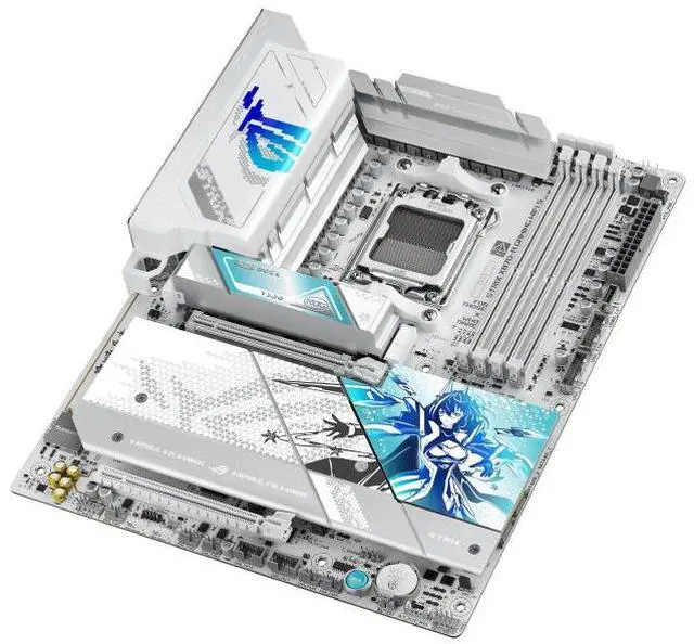 Alt view image 3 of 6 - ASUS ROG STRIX X870-A GAMING WIFI S AMD AM5 X870 ATX motherboard 16+2+2 power stages, Dynamic OC Switcher, Core Flex, DDR5 AEMP, WiFi 7, 4x M.2, PCIe 5.0, Q-Release Slim, USB4, AI OCing & Networking