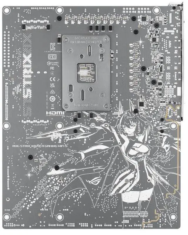Alt view image 5 of 6 - ASUS ROG STRIX X870-A GAMING WIFI S AMD AM5 X870 ATX motherboard 16+2+2 power stages, Dynamic OC Switcher, Core Flex, DDR5 AEMP, WiFi 7, 4x M.2, PCIe 5.0, Q-Release Slim, USB4, AI OCing & Networking