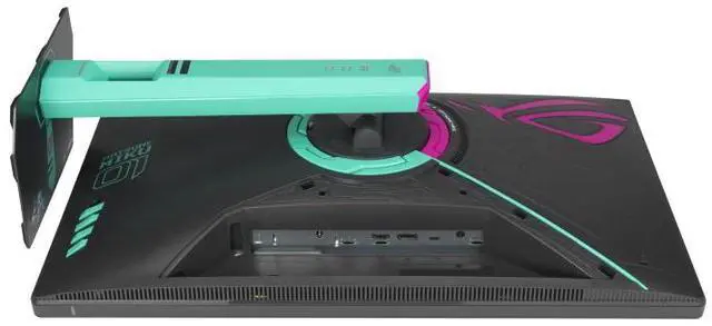 Alt view image 7 of 7 - ASUS ROG Strix RO JI x Hatsune Miku Edition Monitor 27" 2560x1440, 260Hz OC (144Hz and above), 0.3ms (min.), Fast IPS, ELMB Sync, USB Type-C, G-Sync compatible, DisplayWidget Center, Tripod Sock