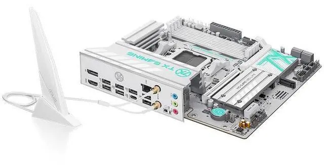 Alt view image 3 of 4 - ASUS TX GAMING B850M WIFI W AMD AM5 mATX Motherboard, PCIe 5.0, WiFi 6, three M.2slots, SATA interface, M.2 interface (NVMe protocol),Aura Sync