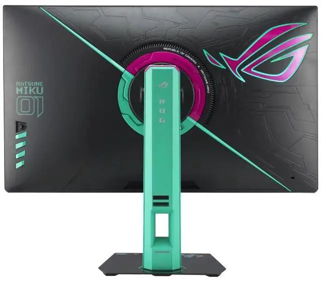 Alt view image 5 of 7 - ASUS ROG Strix RO JI x Hatsune Miku Edition Monitor 27" 2560x1440, 260Hz OC (144Hz and above), 0.3ms (min.), Fast IPS, ELMB Sync, USB Type-C, G-Sync compatible, DisplayWidget Center, Tripod Sock