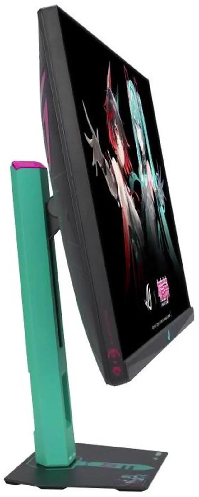 Alt view image 4 of 7 - ASUS ROG Strix RO JI x Hatsune Miku Edition Monitor 27" 2560x1440, 260Hz OC (144Hz and above), 0.3ms (min.), Fast IPS, ELMB Sync, USB Type-C, G-Sync compatible, DisplayWidget Center, Tripod Sock