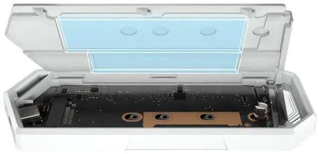 Alt view image 7 of 7 - ASUS ROG STRIX SSD Enclosures RO JI x HATSUNE MIKU Edition, USB 3.2 Gen 2x1 Type-C (10 Gbps), dual USB-C to C and USB-C to A cables, suitable for PCIe 2280/2260/2242/2230 M key/B+M key