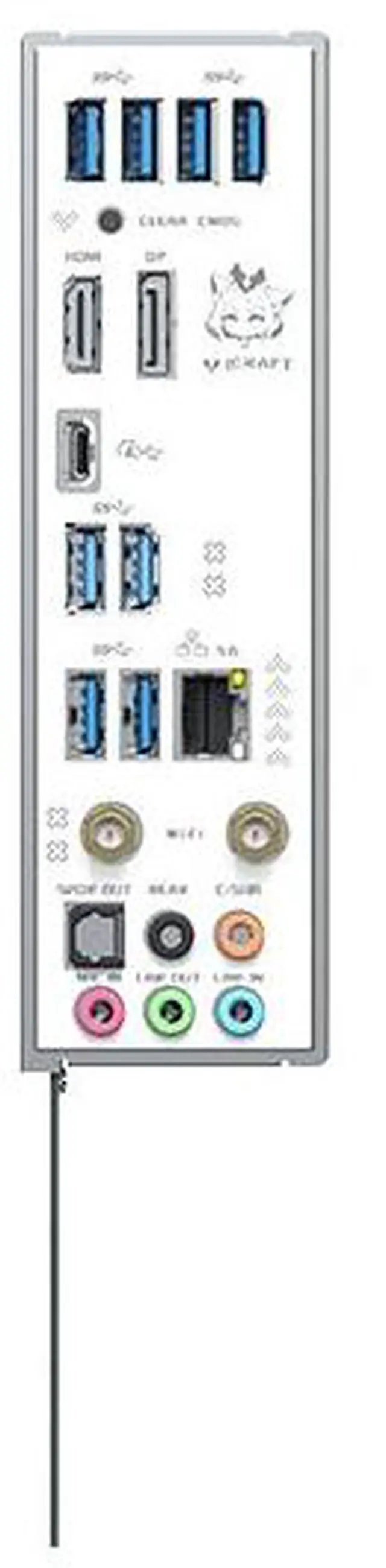 Alt view image 7 of 7 - MAXSUN iCraft B860M CROSS PRO Intel B860 (LGA1851) mATX Motherboard, Onboard LED display, PCIe 5.0, M.2 slots, DDR5, 5G wired network,Wi-Fi 7, USB4® 40G