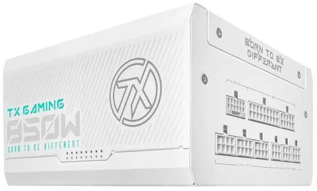 Alt view image 2 of 6 - ASUS TX 850W Gold Fully Modular White Power Supply (850W, ATX 3.0 compatible, 80+ Gold Certified, Dual Ball Bearings, TUF-level components)