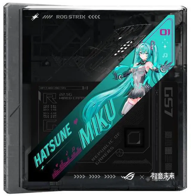 Alt view image 2 of 5 - ASUS ROG Magic Box Hatsune Miku Edition Gaming Router, WIFI 7 dual-band 7200Mbps, 3 on-demand SSIDs, 2 gaming ports, AiMesh networking, AiProtection, supports 5GHz band - International Version